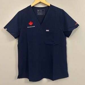 Figs Deep Blue Navy Women’s Medium The Botox Course Technical Collection